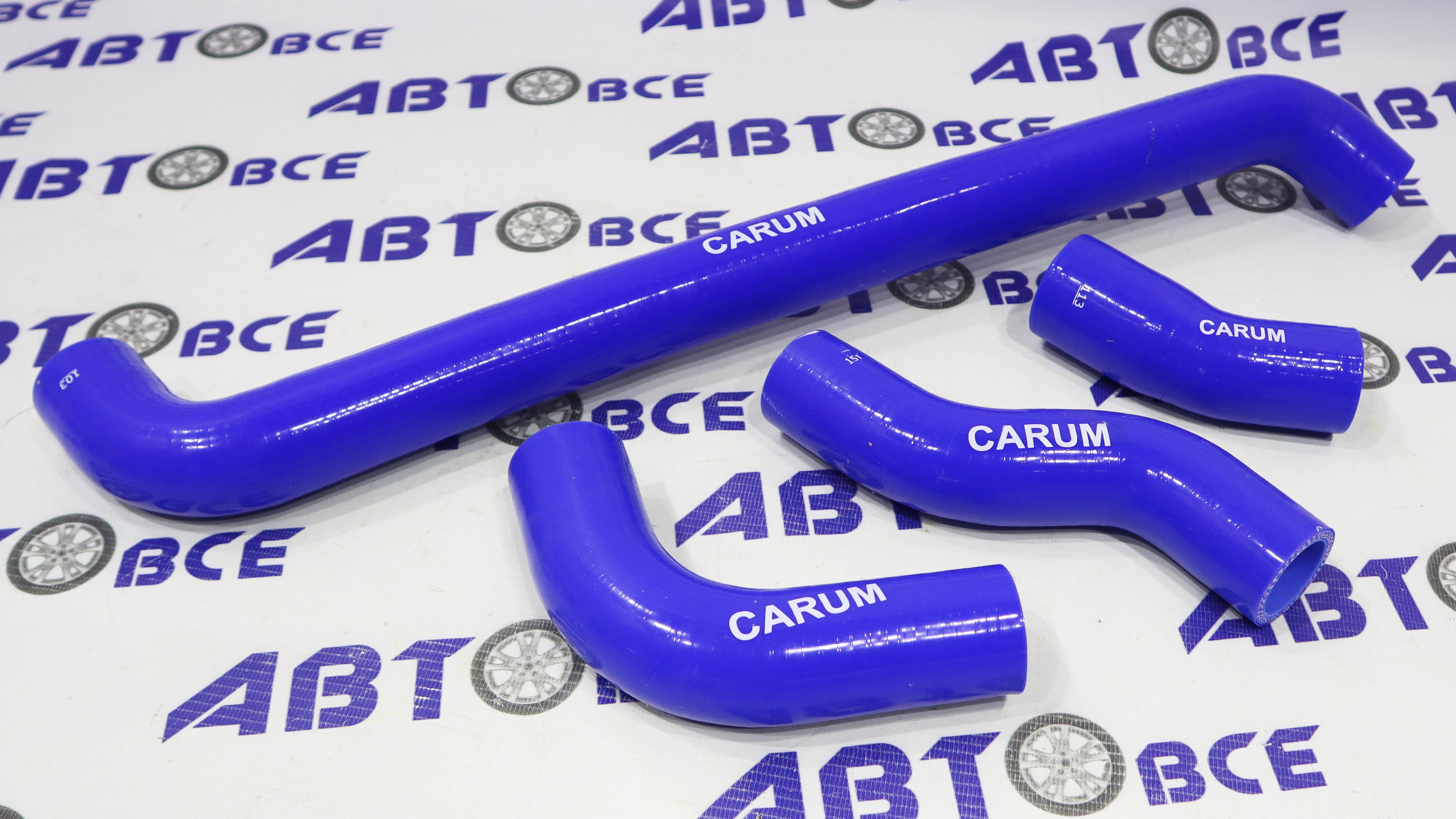 Патрубки радиатора ВАЗ-21213 (комплект 4шт) 4-х слойные силикон CARUM